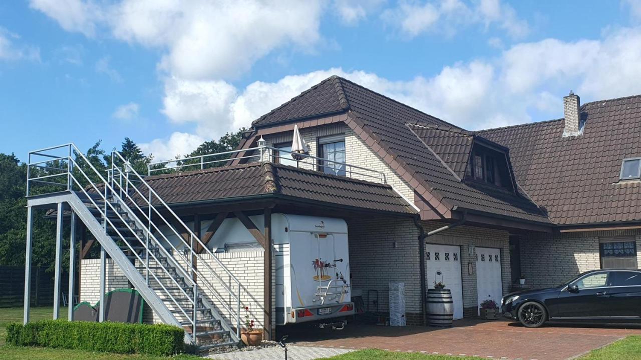 Ferienwohnung Hahnentange Rhauderfehn Eksteriør billede